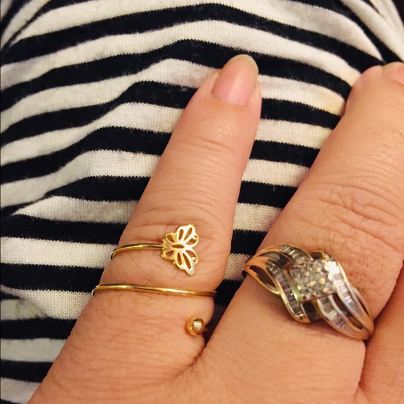 18k yellow gold ring - Picture 6 of 7